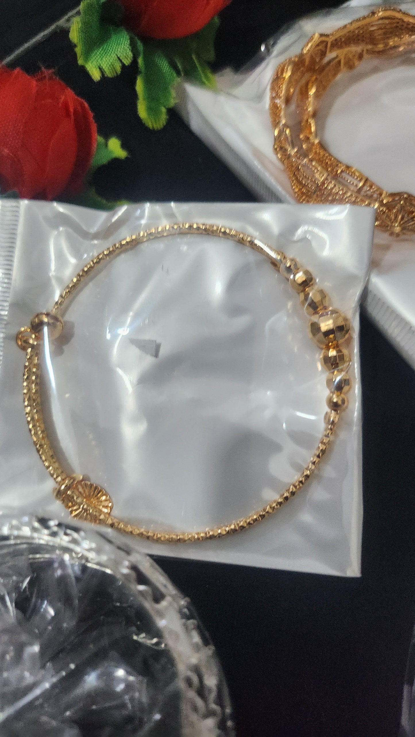 ✨ Features:  High-quality gold plating for long-lasting shine  jewelry and comfortable for all-day wears