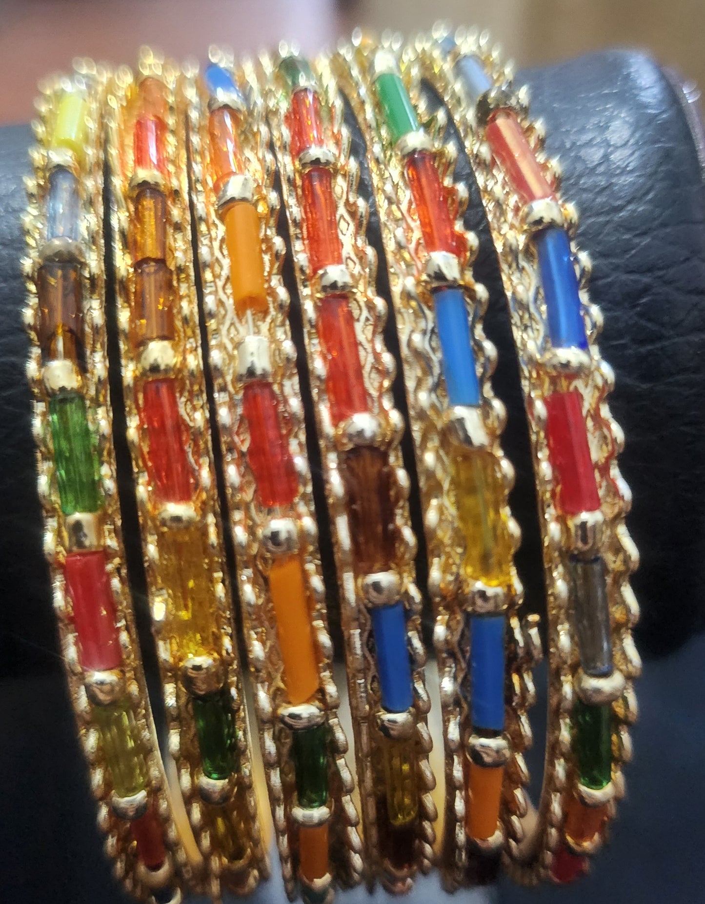 Bohemian Rainbow Stackable Jewelry Bangles