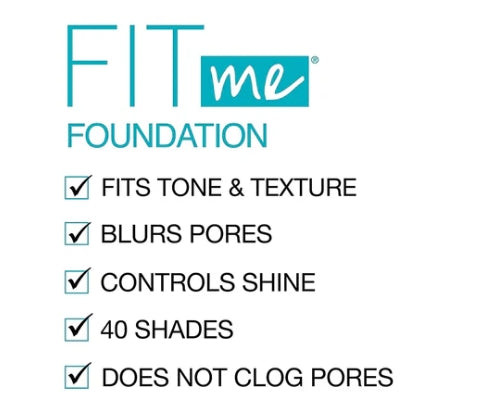 Maybelline New York Fit Me Matte + Poreless Liquid Foundation