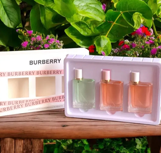 Burberry Gift Pack of 3 (30ml Each) – Luxury Mini Perfume Set for Men & Women