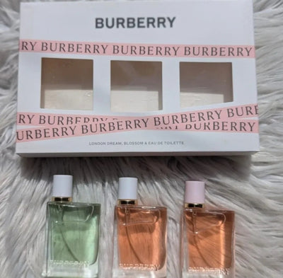 Burberry Gift Pack of 3 (30ml Each) – Luxury Mini Perfume Set for Men & Women