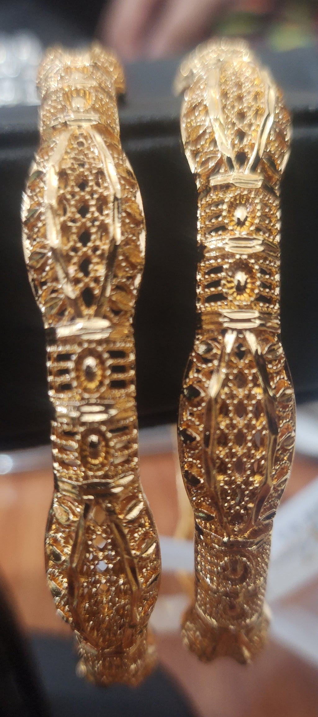 Beautiful Gold-Plated Artificial Bangles – Traditional Designer Jewelry Set