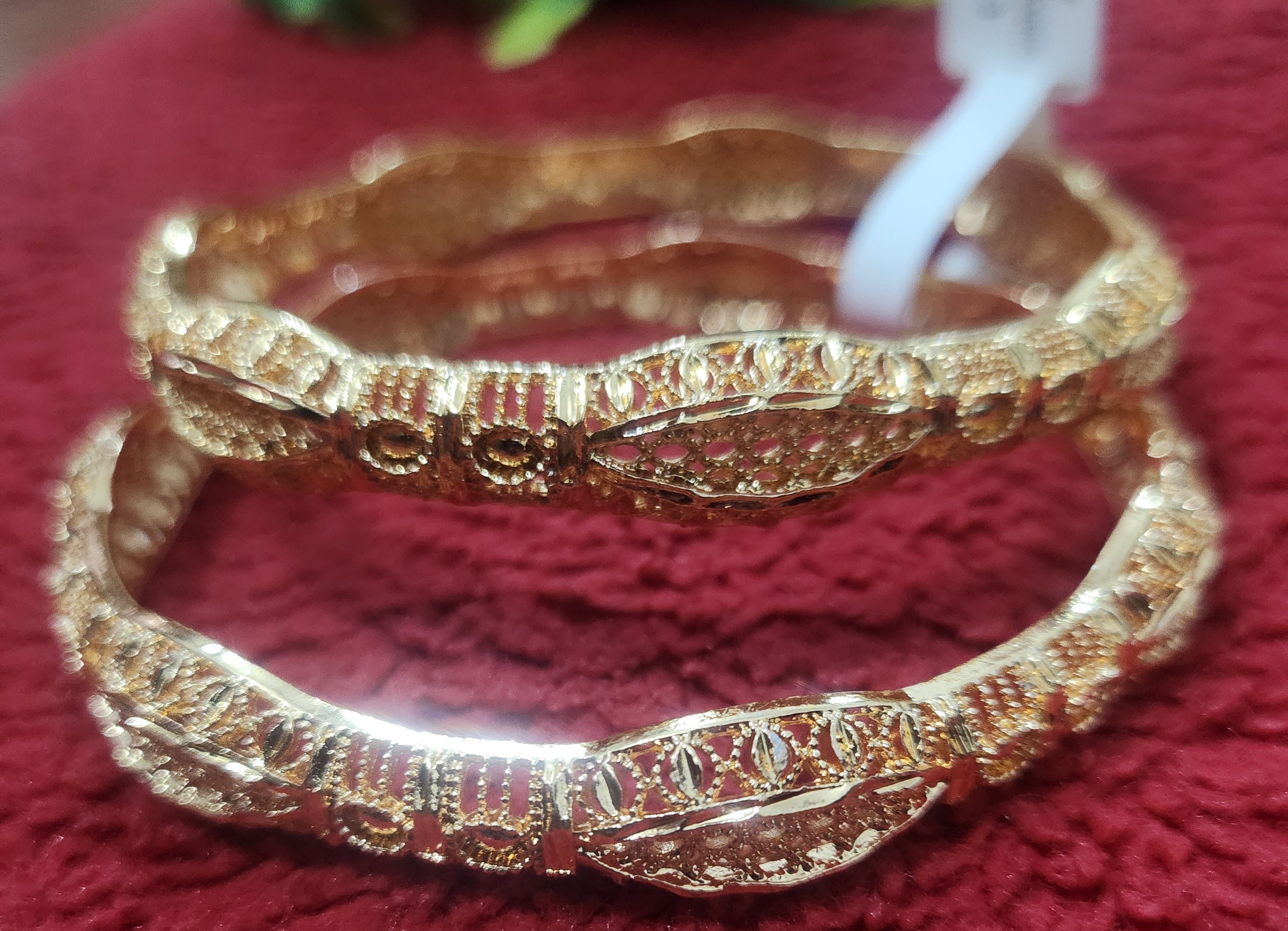 Beautiful Gold-Plated Artificial Bangles – Traditional Designer Jewelry Set