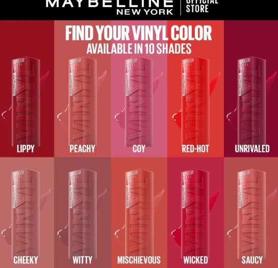Maybelline NY Super Stay Vinyl Ink Longwear Liquid Lipcolor