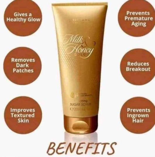 Oriflame Milk and Honey Gold Smoothing Sugar Scrub 200 ml