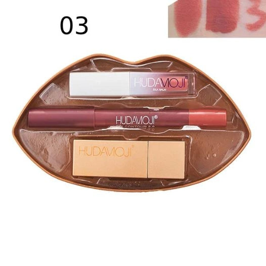 Hudamoji 3in1 Lip Set