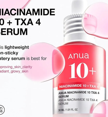 Anua Niacinamide 10% + TXA 4% Dark Spot Serum | 30ml | Brightening Care