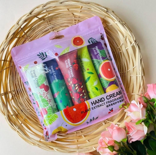 Bioaqua Plant Fragrance Hand Cream Set – Pack of 5