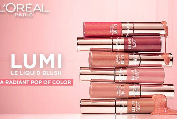 L'Oréal Lumi Le Blush Liquid 10ml – Dewy Glow Finish | Lightweight & Blendable Cheek Tint