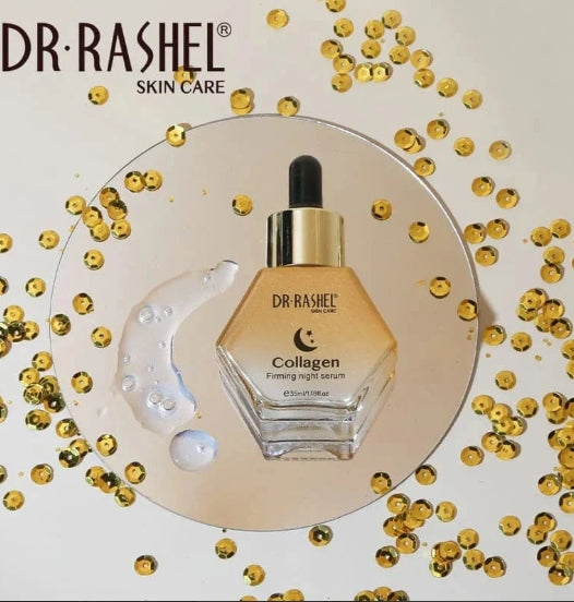 Dr Rashel Collagen Firming Night Serum with 2% Collagen – Anti-Aging & Skin Tightening Formula – 35ml