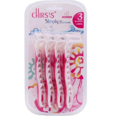 Chris’s Simply Platinum Razor - 4 Bonus Pack | Smooth Shave