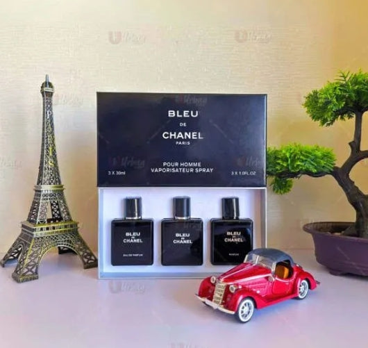 Bleu De Chanel 3 in 1 Perfume Gift Set 30ml | Chanel Fragrance