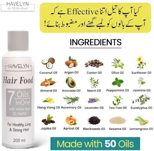 Havelyn Hair Food 7in1 Oils-200ML