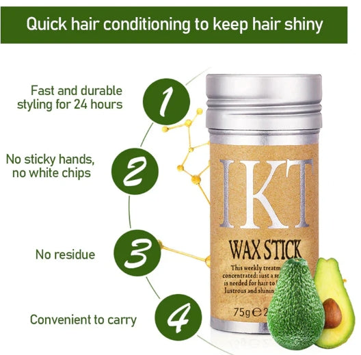 IKT Hair Wax Stick Gel Cream Styling Hair Frizz Fixed