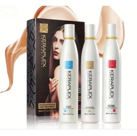 Keraplex Keratin Hair Treatment Kit – Smooth, Repair & Shine