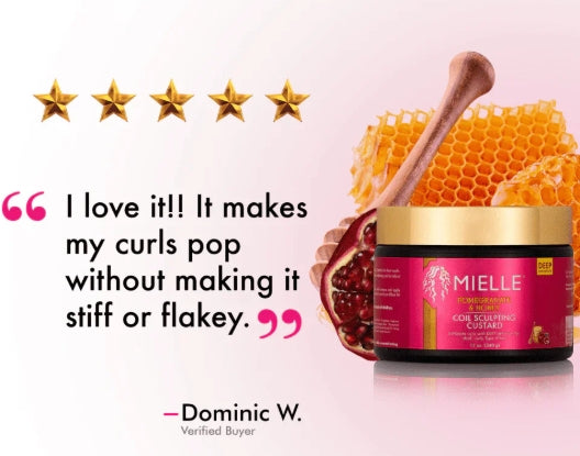 Mielle Pomegranate & Honey Coil Sculpting Custard - 340g