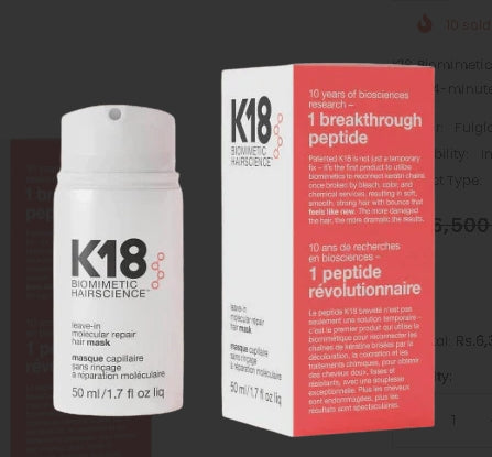 K18 Leave-In Molecular Repair Hair Mask-50ML
