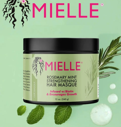 Mielle Rosemary Mint Hair Masque | Strengthen & Deep Condition Hair