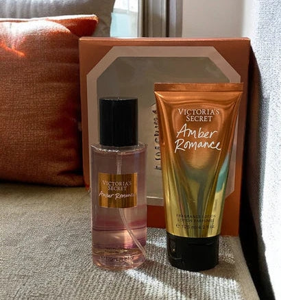 Victoria's Secret Amber Romance Body Lotion and Mist Set