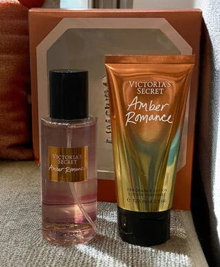 Victoria's Secret Amber Romance Body Lotion and Mist Set