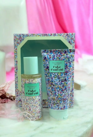 Victoria's Secret Cake Confetti Body Lotion & Mist Set