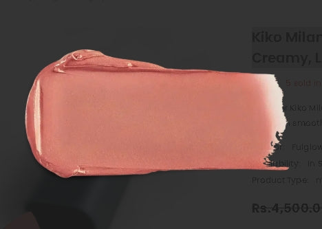 Kiko Milano Smart Fusion Lipstick – Creamy, Long-Lasting Lip Color