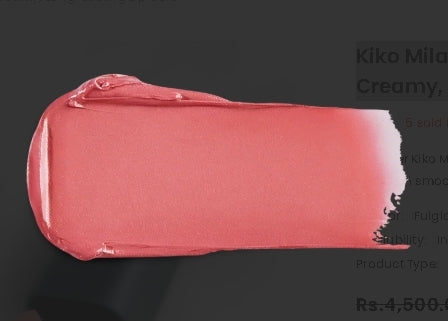 Kiko Milano Smart Fusion Lipstick – Creamy, Long-Lasting Lip Color