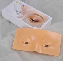 Silicone Eye Makeup Practice Board With Oil Cleanser