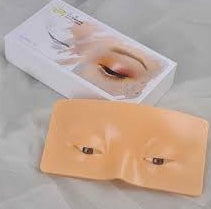 Silicone Eye Makeup Practice Board With Oil Cleanser