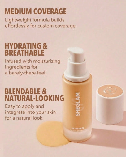 Sheglam Skinfinite Hydrating Foundation-Porcelain
