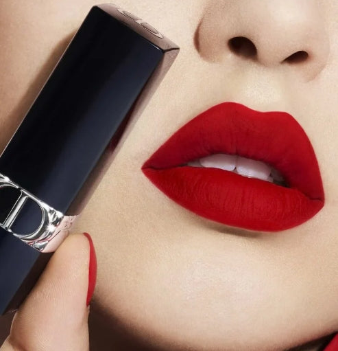 Dior Rouge 999 Matte Lipstick – Iconic Red, 3.5g | Luxury Long-Wear Lip Color