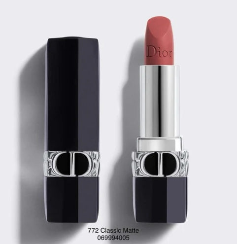 Dior Rouge 772 Classic Wood Matte Lipstick – 3.5g | Luxurious Long-Wear Color
