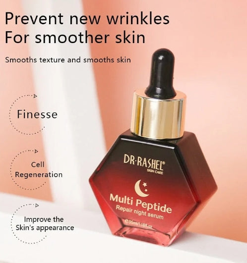 Dr Rashel Multi Peptide Night Serum 2% – Anti-Aging, Hydrating & Firming – 35ml