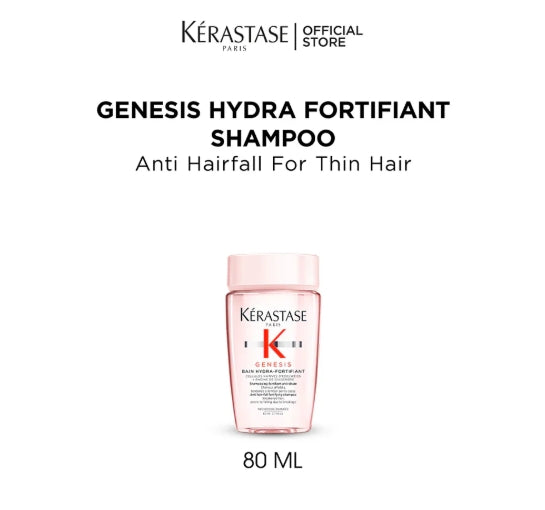 Kerastase Genesis Bain Hydra-Fortifiant Shampoo 80ml – Anti Hair-Fall & Strengthening Cleanser