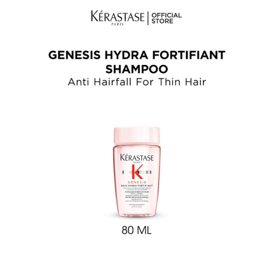 Kerastase Genesis Bain Hydra-Fortifiant Shampoo 80ml – Anti Hair-Fall & Strengthening Cleanser