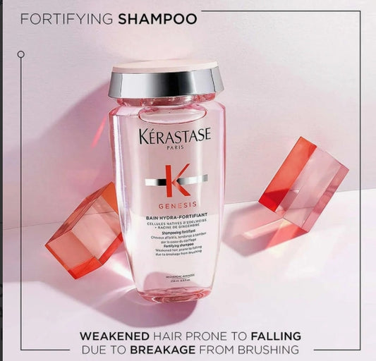 Kerastase Genesis Bain Hydra-Fortifiant Shampoo 80ml – Anti Hair-Fall & Strengthening Cleanser