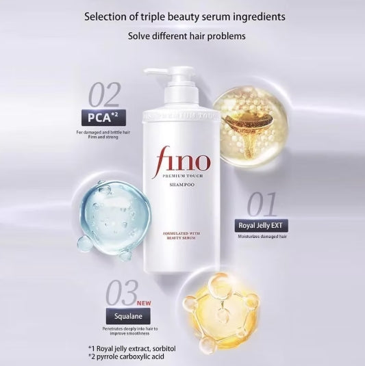 Shiseido Fino Premium Touch Hair Shampoo 550ml – Deep Nourishment & Silky Shine