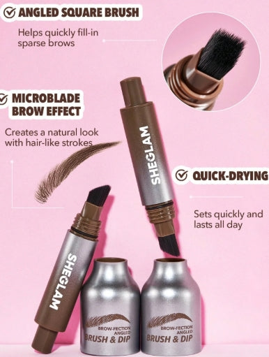Sheglam Brow fection Angled Brush and Dip Liquid Eyebrow Gel Pen