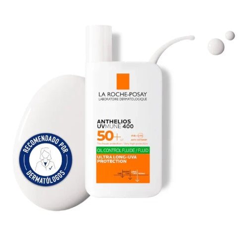 La Roche-Posay Anthelios UVMune 400 Oil Control Fluid SPF50+ 50ml – Advanced Sun Protection for Oily & Sensitive Skin