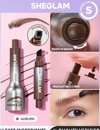 Sheglam Brow fection Angled Brush and Dip Liquid Eyebrow Gel Pen