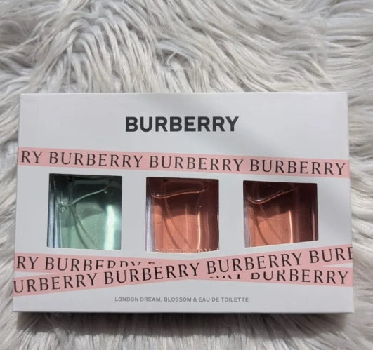 Burberry Gift Pack of 3 (30ml Each) – Luxury Mini Perfume Set for Men & Women