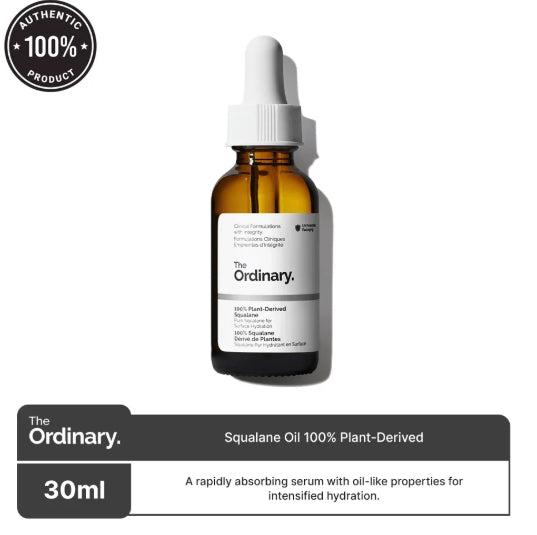 The Ordinary 100% Plant-Derived Hemi-Squalane 30ml – Lightweight Hydration