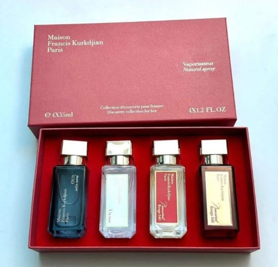 Maison Francis Kurkdjian Paris 4 in 1 Gift Set – Luxury Perfume Collection (30mL Each)