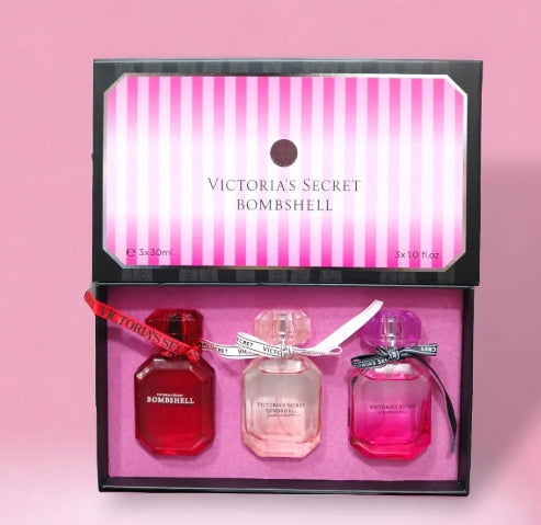 Victoria’s Secret Bombshell Perfume 3-in-1 Gift Set – 30mL Each