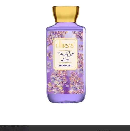 Chirss’s Fresh Cut Lilacs Shower Gel 295ml – Floral, Hydrating & Refreshing Body Wash