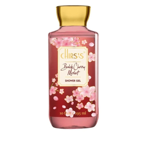 Chris's Black Cherry Merlot Shower Gel – 295ml | Luxurious Scented Body Wash