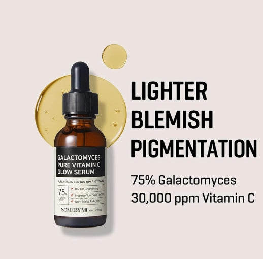 Some By Mi Galactomyces Pure Vitamin C Glow Serum – 30ml | Brightening & Hydrating