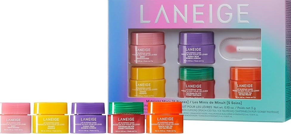 Laneige Midnight Minis Set – Hydrating Lip Sleeping Masks