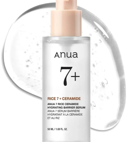 Anua 7 Rice Ceramide Hydrating Barrier Serum 50ml – Moisture Boost & Skin Barrier Repair