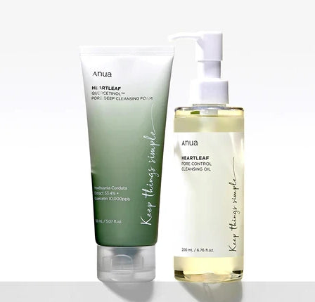 Anua Cleansing Bundle SET (Cleansing Oil+Foam cleanser )